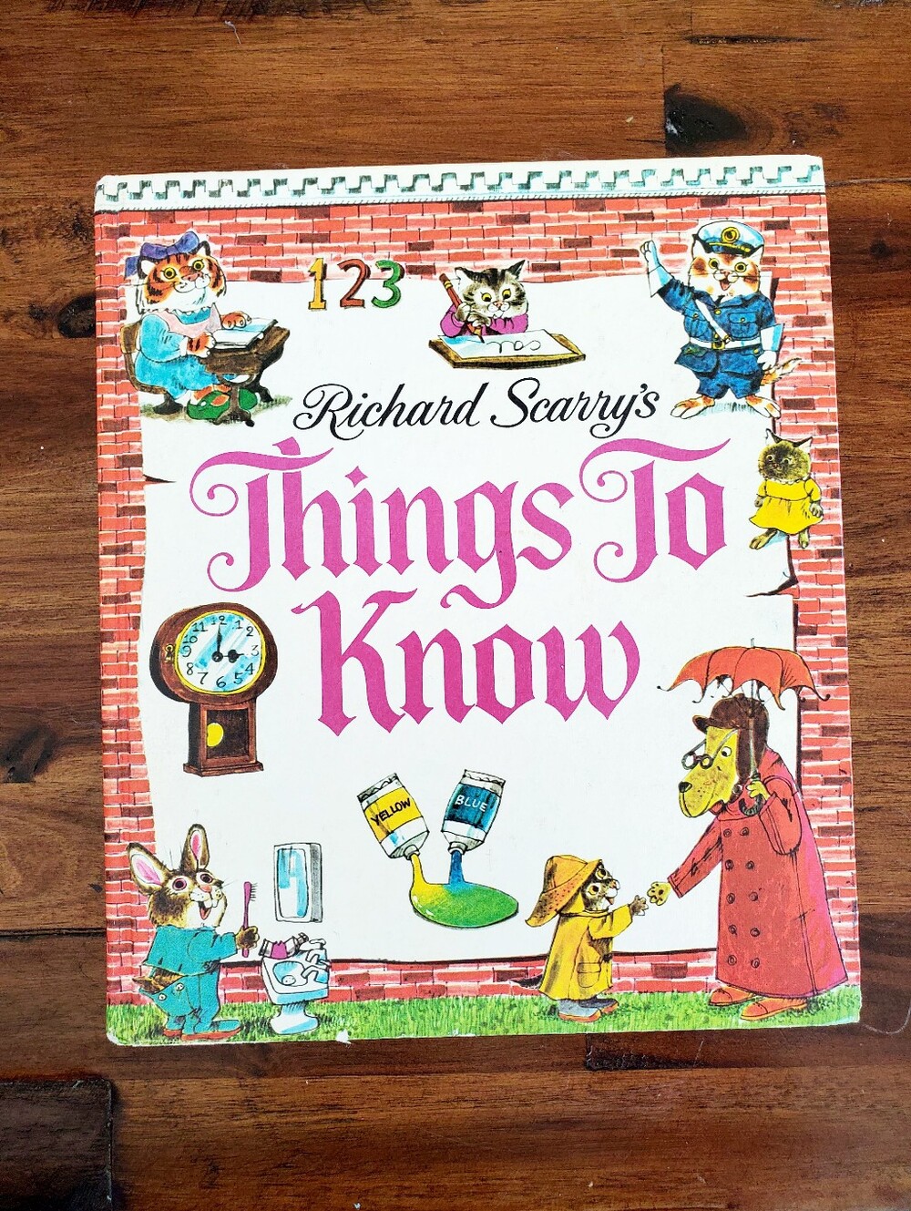 Richard Scarry's Things To Know -Children's Book